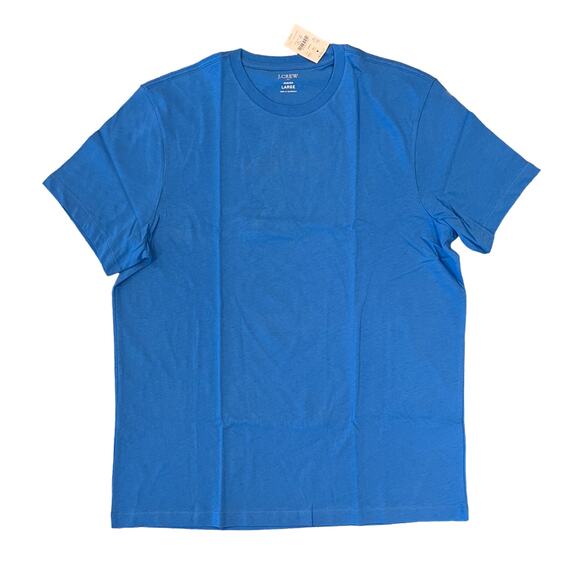 NWT J. Crew Men's Sail Blue Washed Jersey Tee - Picture 1 of 11